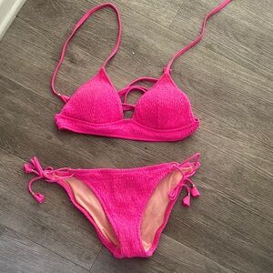 Victoria's Secret Vibrant Pink Bikini Set